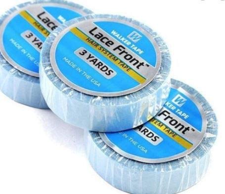 Fita adesiva p/colar lace front, perucas e mega hair 3 metros